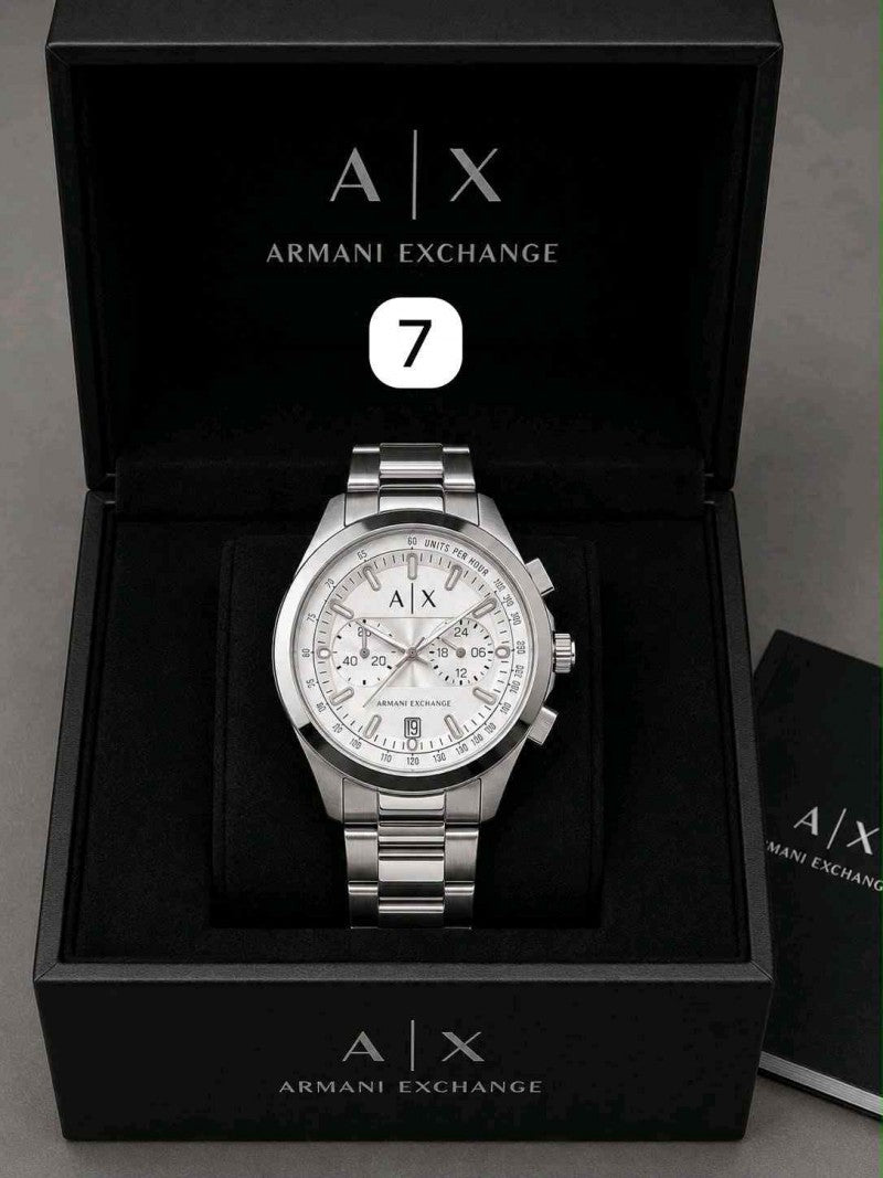 Arm ani Exchange Full chrono working metal