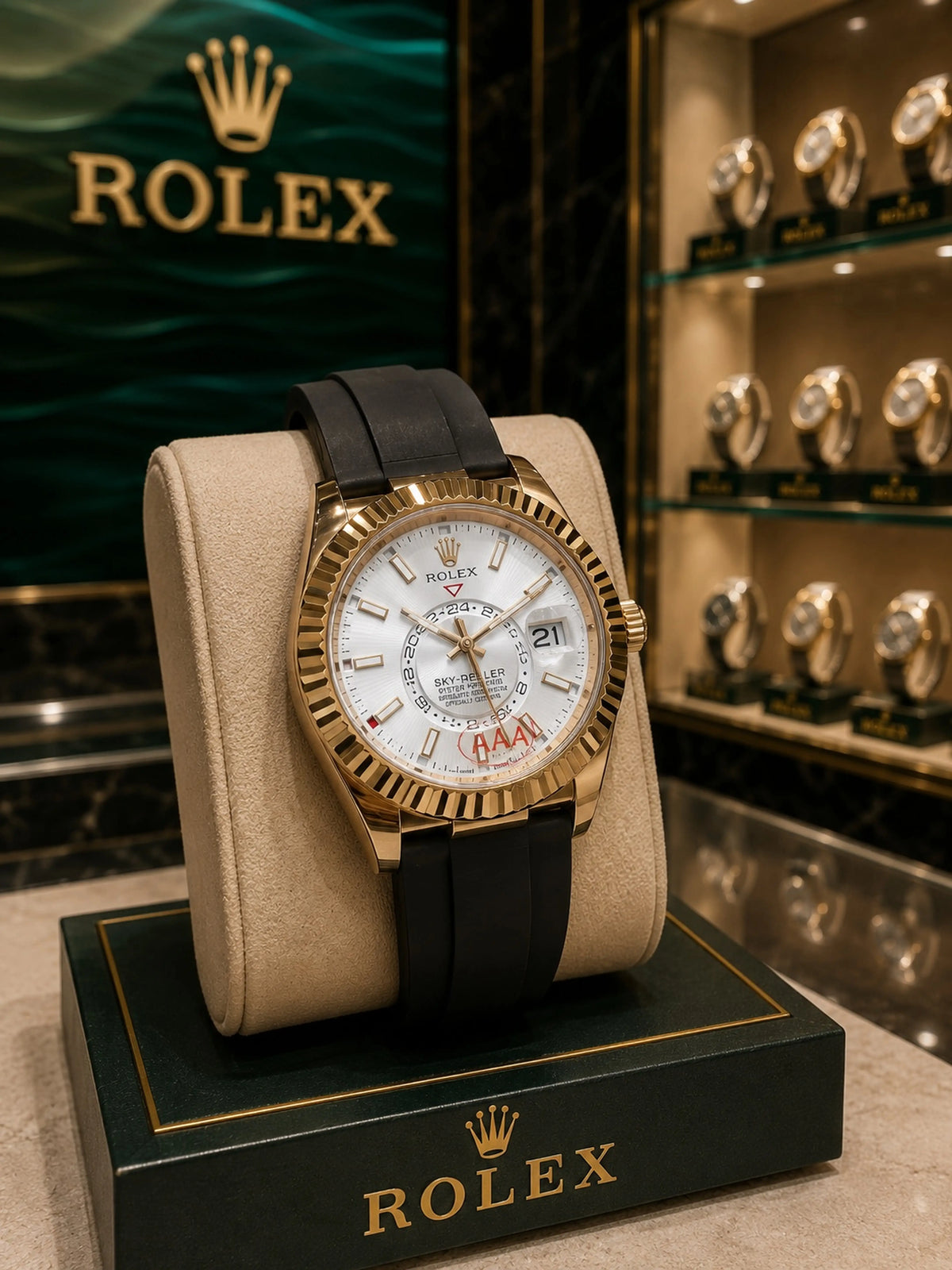 Rolex Sky-Dweller Oysterflex strap