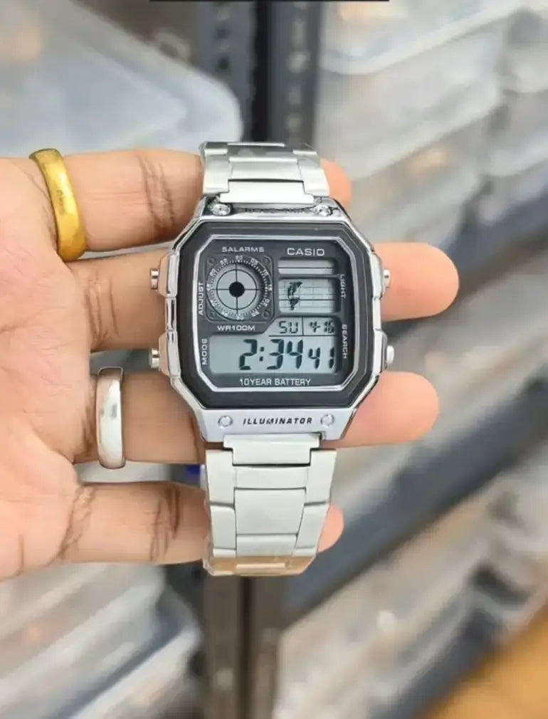 Casio AE1200 WHD Silver
