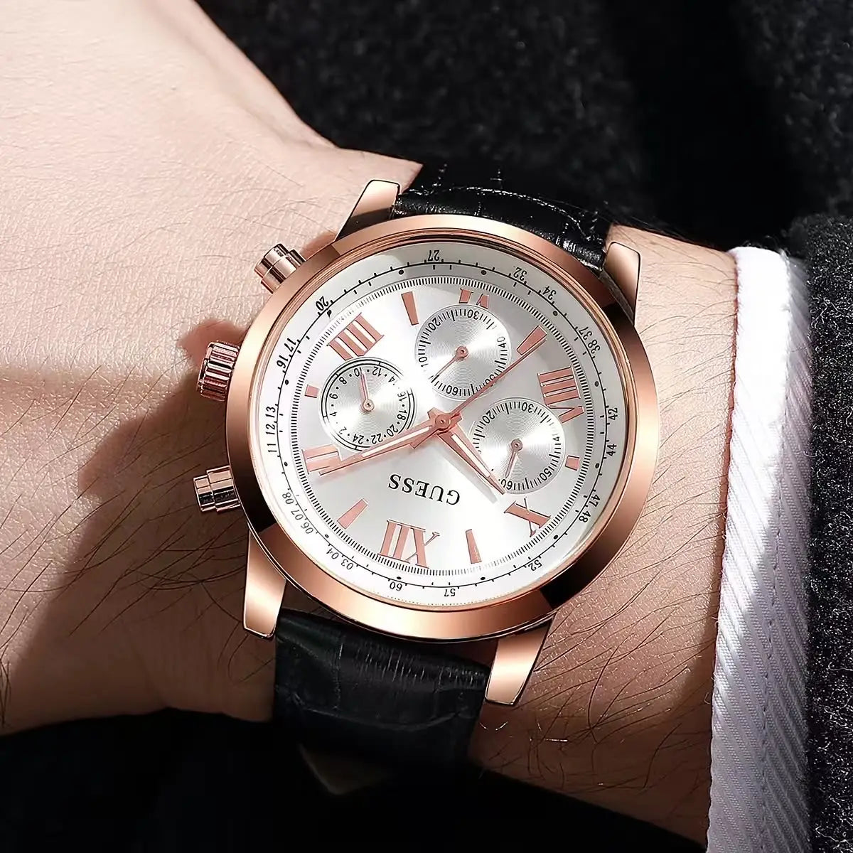 Gues_s Chronograph Leather 187