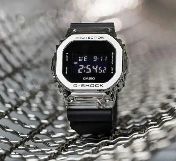 Gshock GM-5600BB Silver