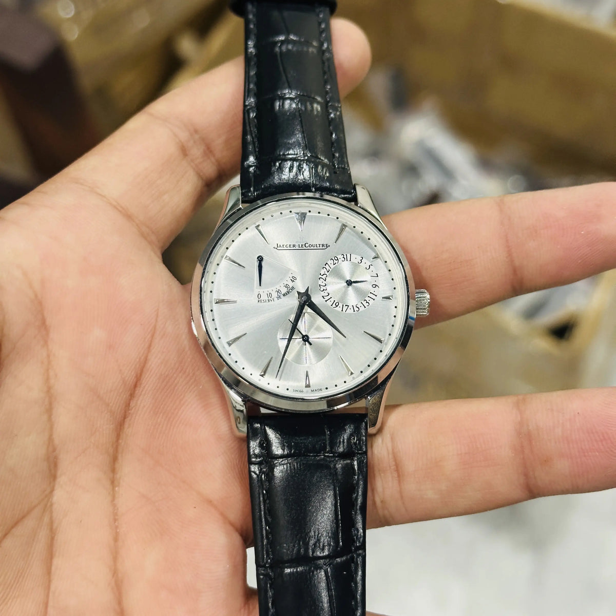 Jaeger Le Coultre Master Ultra Thin Power Reserve
