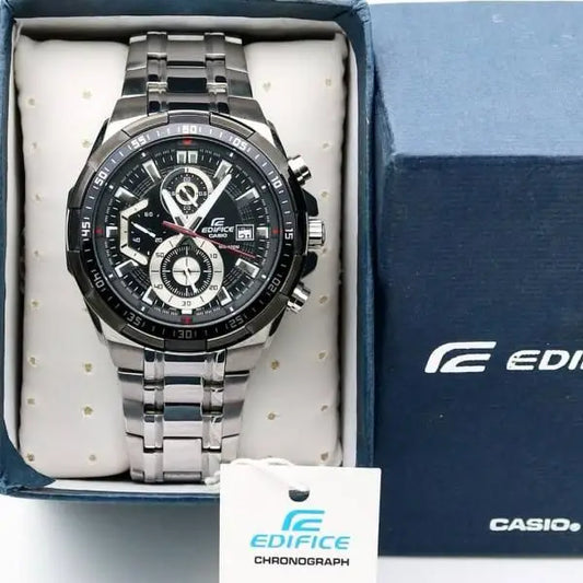 Casio Edifice Efr539 Silver Black