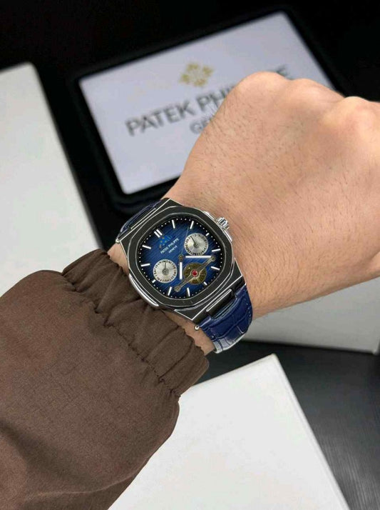 Patek Philipp_e Nautilus Chronograph Full blue