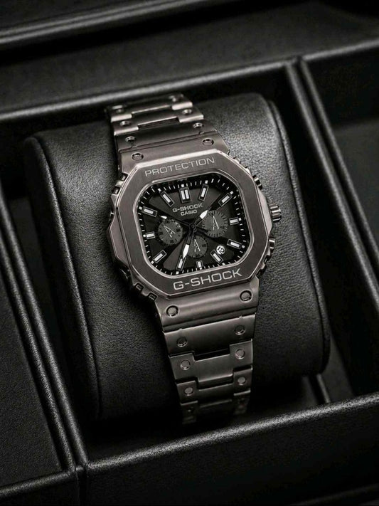 G SHOCK All working WATCH M-440 black metal