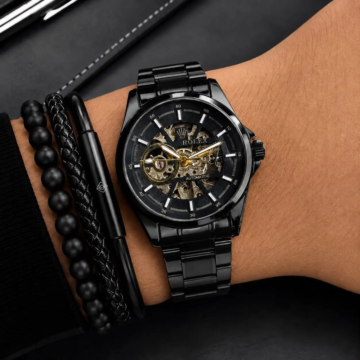 Rolex Automatic Full Black 